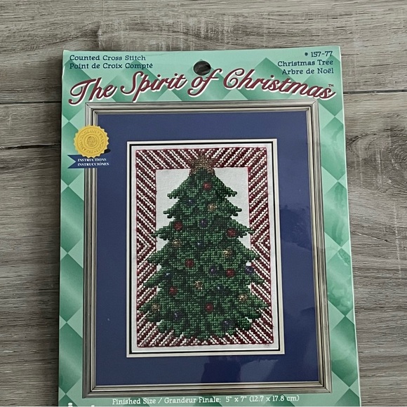 NWT Set of 2 Janlynn “The Spirit of Christmas” Counted Cross Stitch Kits - Picture 14 of 16